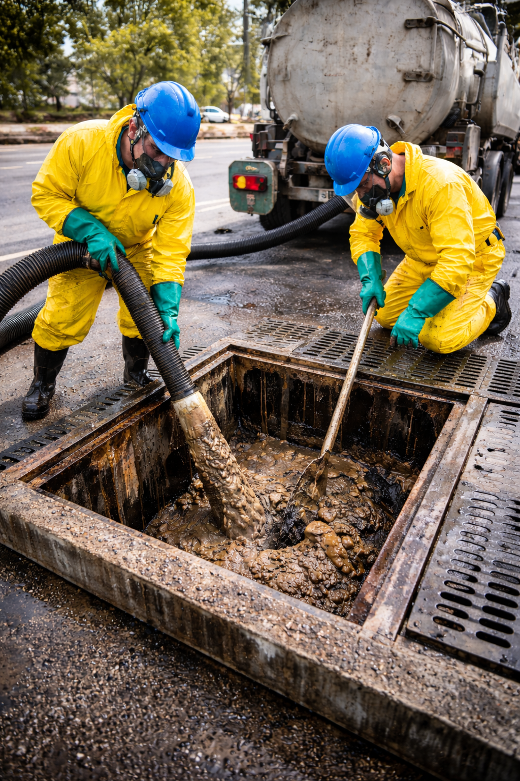 limpeza de caixa de gordura